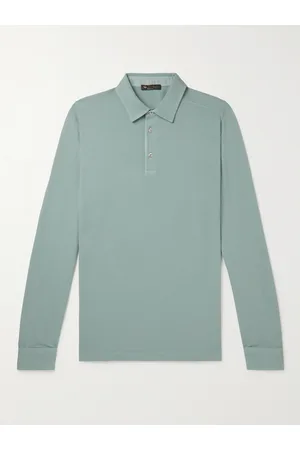 Loro Piana Garment-Dyed Cotton-Piqué Polo Shirt