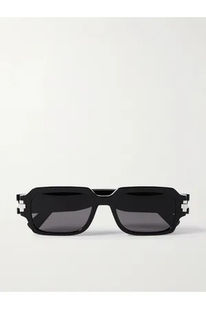 Dior XL S1I Square-Frame Acetate Sunglasses