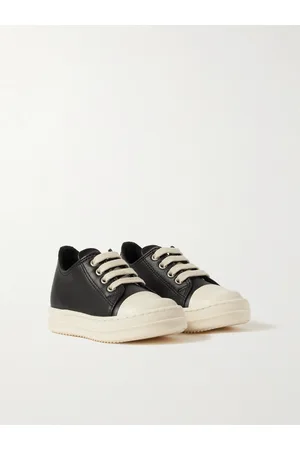 rick owens kids Baby Leather Sneakers