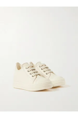 rick owens kids Baby Leather Sneakers