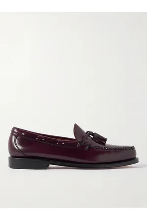 G.H. Bass Weejuns Heritage Larkin Glossed-Leather Tasselled Loafers