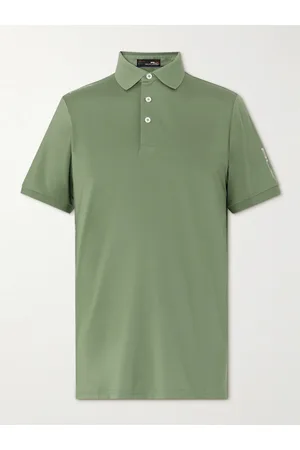 Ralph Lauren Logo-Print Stretch Recycled-Shell Golf Polo Shirt
