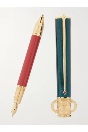 Montblanc #4810 Moctezuma I Gold-Tone and Resin Fountain Pen