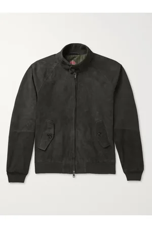 Baracuta G9 Suede Harrington Jacket