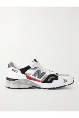 New Balance MiUK 920 Leather, Mesh and Suede Sneakers