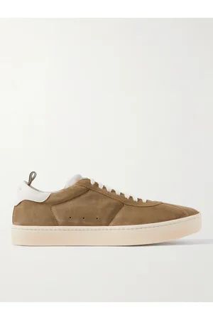Officine creative Kameleon Leather-Trimmed Suede Sneakers