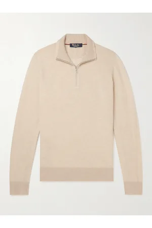 Loro Piana Slim-Fit Cashmere Half-Zip Sweater