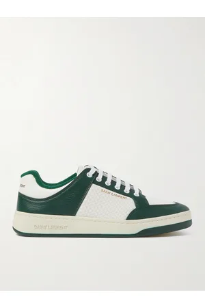 Saint Laurent SL/61 Mesh and Leather Sneakers