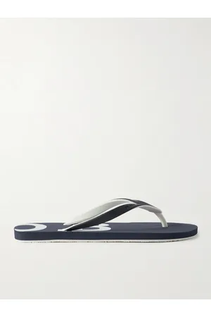 Orlebar Brown Men Flip Flops - Haston Logo-Debossed Rubber Flip Flops