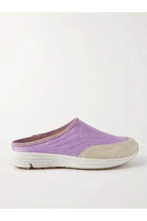 Diemme Maggiore Slip-On Suede-Trimmed Nylon Sneakers