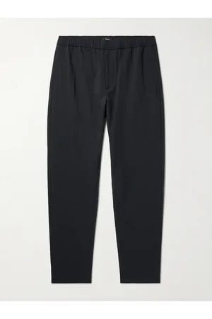 THEORY Graham Tapered Crinkled Nylon-Blend Trousers
