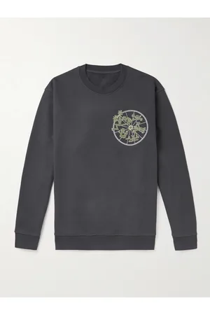 McQ Men Sweatshirts - Printed Cotton-Jersey Sweatshirt