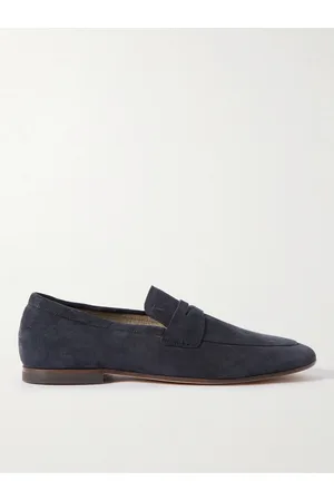 Tod's Suede Penny Loafers