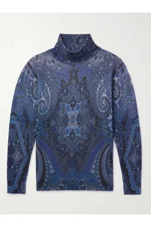 Etro Paisley Wool Rollneck Sweater