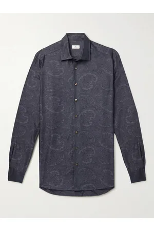 Etro Paisley-Print Cotton-Poplin Shirt