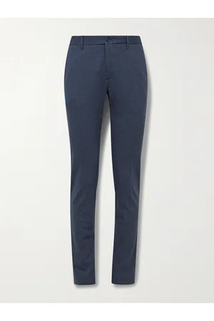 Incotex Venezia 1951 Slim-Fit Straight-Leg Checked Flannel Trousers