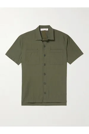 Orlebar Brown Riggs Cotton-Blend Shell Shirt