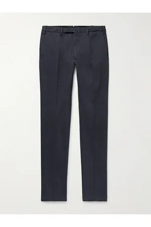 Incotex Men Stretch Pants - Venezia 1951 Straight-Leg Stretch-Cotton Twill Trousers