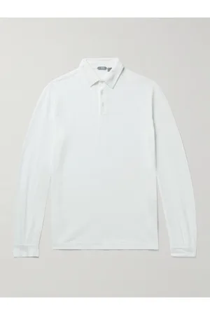 Incotex Men Polo Shirts - Slim-Fit Ice Cotton-Jersey Polo Shirt