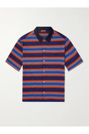 Missoni Logo-Embroidered Cotton-Jacquard Polo Shirt