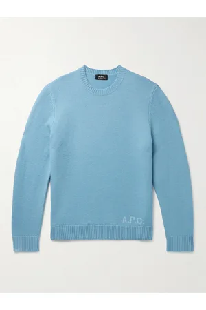 A.P.C. Edward Logo-Jacquard Wool Sweater