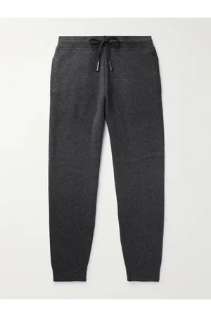 THEORY Men Trousers - Alcos Tapered Wool-Blend Sweatpants