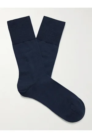 Falke Men Socks - Airport City Virgin Wool-Blend Socks