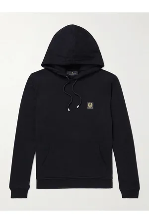 Belstaff Logo-Appliquéd Cotton-Jersey Hoodie