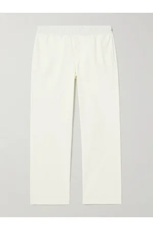 Orlebar Brown Cantwell Beach Straight-Leg Pleated Cotton and Linen-Blend Drawstring Trousers