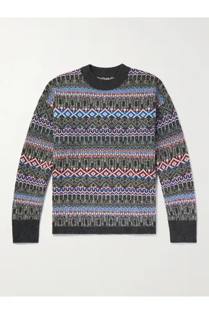 Bellerose Men Jumpers - Dafre Jacquard-Knit Merino Wool Sweater