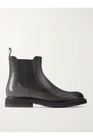 santoni Men Boots - Polished-Leather Chelsea Boots