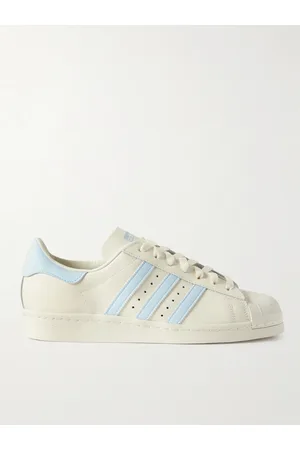 adidas Superstar 82 Rubber-Trimmed Leather Sneakers