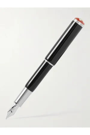 Montblanc Heritage Collection Rouge et Noir Baby Silver-Tone and Resin Fountain Pen