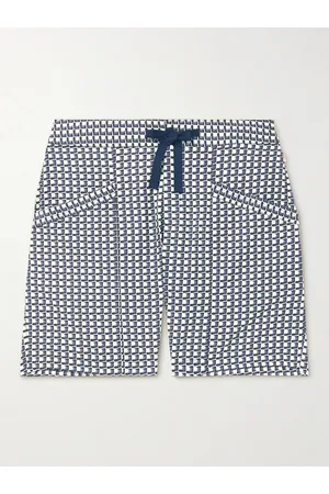 Orlebar Brown Printed Cotton and Linen-Blend Shorts