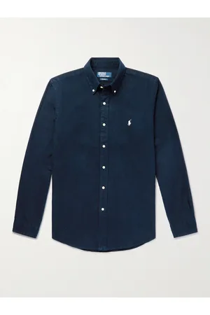 Ralph Lauren Logo-Embroidered Cotton-Flannel Shirt