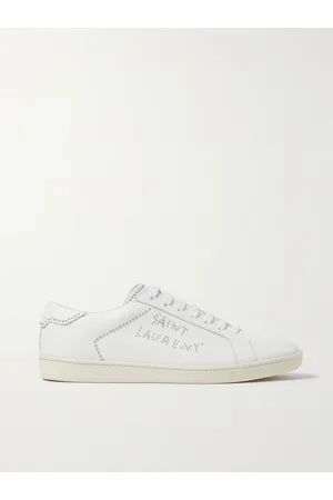 Saint Laurent Studded Leather Sneakers