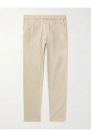 James Perse Straight-Leg Cotton-Blend Trousers