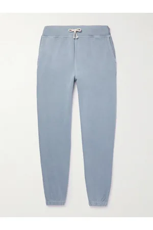 Ralph Lauren Tapered Fleece-Back Organic Cotton-Jersey Sweatpants