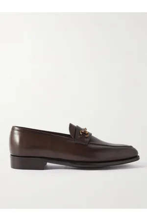 GEORGE CLEVERLEY Horsebit Leather Loafers