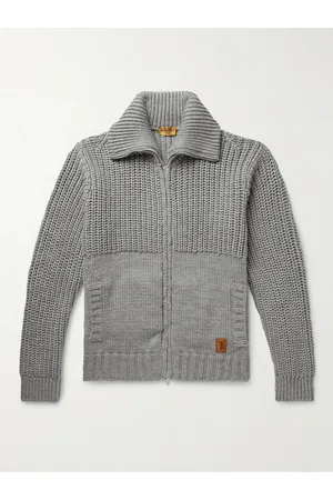 Tod's Ribbed Merino Wool Zip-Up Sweater