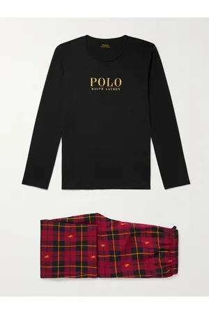 Ralph Lauren Logo-Print Cotton-Jersey Pyjama Set
