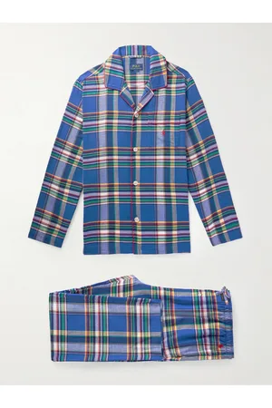 Ralph Lauren Checked Cotton-Flannel Pyjama Set
