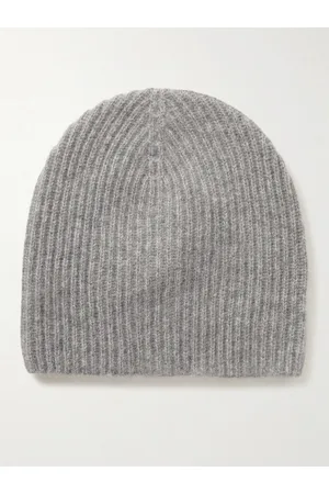 Allude Ribbed Cashmere Beanie