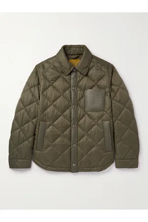 Tod's Leather-Trimmed Padded Quilted Shell Jacket