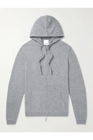 Allude Wool and Cashmere-Blend Zip-Up Hoodie