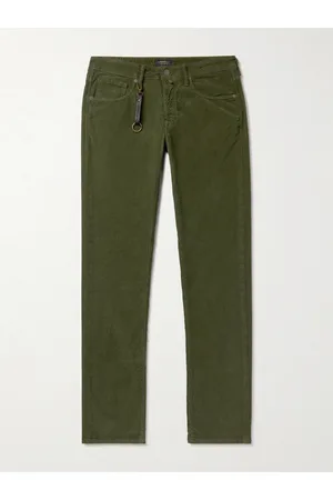 Incotex Slim-Fit Stretch Cotton-Blend Corduroy Trousers