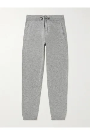 Allude Tapered Wool and Cashmere-Blend Sweatpants