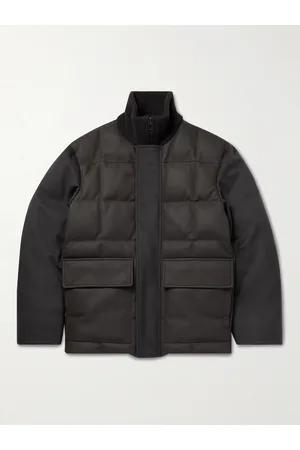 Loro Piana Parson Quilted Leather and Cashmere Down Jacket