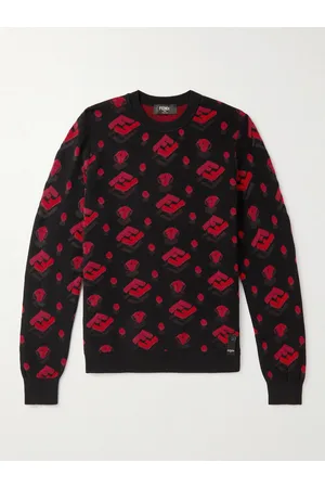 Fendi Logo Intarsia-Knit Sweater