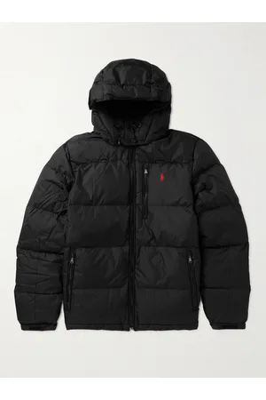 Ralph Lauren Logo-Embroidered Quilted Recycled-Shell Hooded Down Jacket